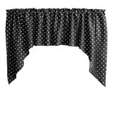 Swag Valance Cotton Small Dots Print 58" Wide / 36" Tall