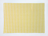 Very Small Gingham 1/8th Inch Checkered Cotton Dinner Table Placemats Holiday Home Decoration 13" x 19" (Pack of 4)