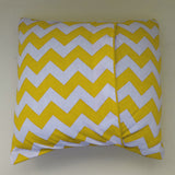 Cotton Chevron Decorative Throw Pillow/Sham Cushion Cover Yellow