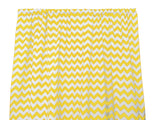 Cotton Curtain Zig-zag Chevron Print 58 Inch Wide - Yellow