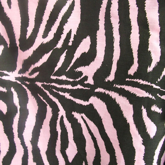 Poly-Cotton Zebra Print Fabric 58