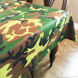 Cotton Tablecloth Camouflage Print Original Camouflage Green