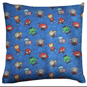 Marvel Themed Decorative Throw Pillow/Sham Cushion Cover Marvel Avengers Cartoon Blue